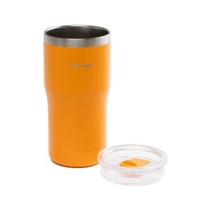 Termos cafea Fiskars On-the-go, 0,5 l, portabil, culoare portocalie - Img 1