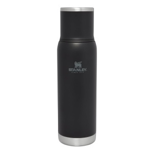 Termos din otel Stanley Adventure To-Go 0.75L - Negru, Izolatie Vakuum