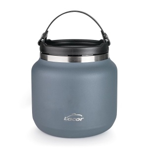 Termos pentru mancare Lacor Eira, 700 ml, inox 1810, dublu perete, argintiu