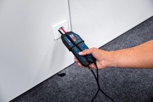 Tester de tensiune Bosch Professional GVT 1000-15, LED, IP65, cablu 125 cm - Img 6