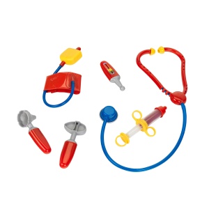 Theo Klein 4312 Costum de doctor I Marime unica Palton de doctor I Incl. tensiometru, stetoscop, seringa si multe altele I Lungime aprox. 55 cm I Jucarie pentru copii de la 3 la aproximativ 6 ani - Img 5
