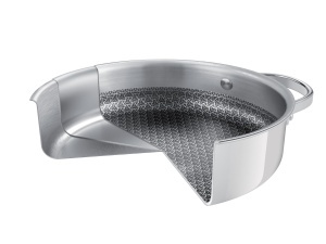 Tigaie adanca Tescoma SteelCRAFT cu capac, 24 cm, inox - Img 3