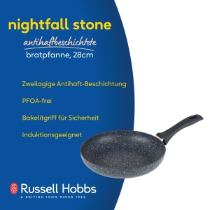Tigaie antiaderenta Russell Hobbs RH00842EU7, 28 cm, aluminiu, cu maner bakelit - Img 2