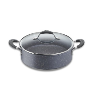 Tigaie din otel Lagostina Tempra Mineral, 26 cm, antiaderenta, cu manere din silicon