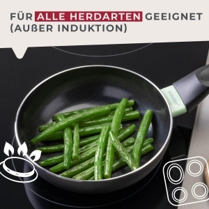 Tigaie Fackelmann Brandao - 16 cm, Aluminiu reciclat, Culoare neagra - Img 4