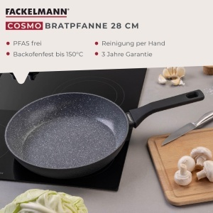 Tigaie Fackelmann Cosmo 28 cm Aluminiu Ceramic Soft-Touch - Img 3