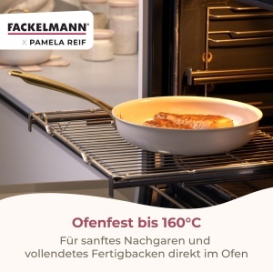 Tigaie Fackelmann Pamela Reif O 20 cm Aluminiu Recycled Coating Ceramica PFAS-Free - Img 5