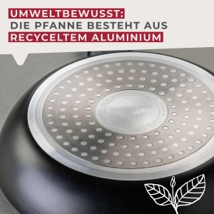 Tigaie Fackelmann Statement 28cm Aluminiu Recycled Antiaderenta Inductie - Img 6