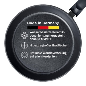 Tigaie Fissler Ceratal Comfort 28 cm Negru Antiaderenta Inductie
