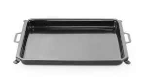 Tigaie grill Hendi Bake-Master 154618 emailata 700x520mm negru