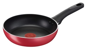 Tigaie Lagostina Cucina Mediterranea 20 cm, Aluminiu, Antiaderenta, Rosu