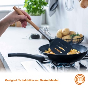 Tigaie MasterChef 24cm, Antiaderenta, Aluminiu, Inductie - Img 3