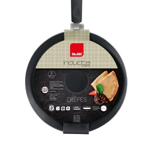 Tigaie pentru crepes IBILI Inducta 28 cm, argintie, din plastic - Img 2
