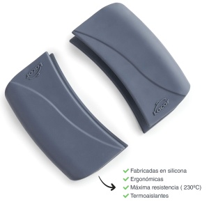 Tigaie pentru Paella Lacor 25436, Aluminiu cu Manere din Silicon, Antiaderenta - Img 4