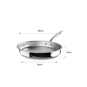 Tigaie pentru peste IBILI, 34 x 23 cm, inox, inductie, fara antiaderent - Img 2