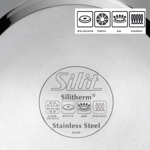 Tigaie servire Silit Calabria 32 cm inox antiaderent compatibila inductie rezistenta cuptor - Img 8