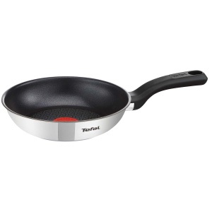 Tigaie Tefal Comfort Max 20 cm, Inductie, Antiaderenta, Inox, Rosu