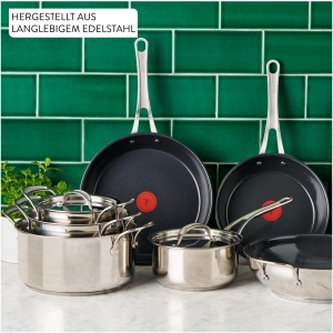 Tigaie Tefal Jamie Oliver Classic Cook 28 cm, antiaderenta, inox, cu termostat - Img 3