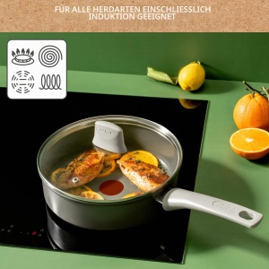 Tigaie Tefal Renew On 24 cm, Antiaderenta, Ceramica, Inductie - Img 7