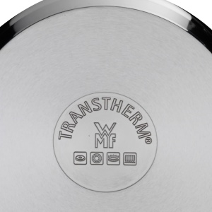 Tigaie WMF 24 cm, tigaie din otel inoxidabil, acoperita cu otel inoxidabil Cromargan, rezistenta la cuptor - Img 3