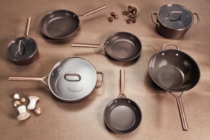 Tigaie ZWILLING Milano 24 cm, Aluminiu, Antiaderenta Ceramica, Maro - Img 6