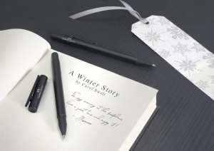 Tintenroller Faber-Castell Neo Slim Negru, Design Elegant, Metalic - Img 6