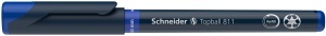 Tintenroller Schneider Topball 811, 0.5 mm, 10 bucati, albastru - Img 2