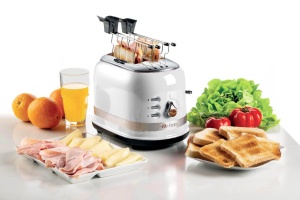 Toaster Ariete 14901 Moderna 800W Alb 6 trepte rumenire functie decongelare - Img 3