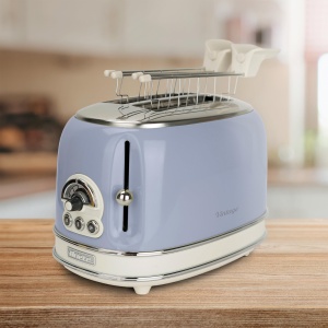 Toaster Ariete Vintage 155, 2 feliute, 810W, albastru - Img 5