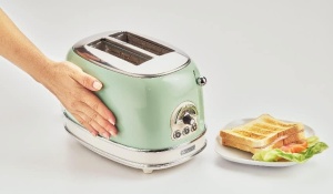 Toaster Ariete Vintage 155, 2 feliute, 810W, Verde - Img 3