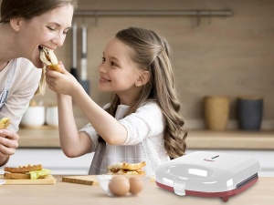 Toaster Beper P101TOS010, 750W, Antiaderent, AlbRosu - Img 7