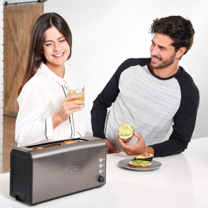 Toaster BlackDecker BXTO1000E 1000W Fante Extra Lungi 7 Trepte de Rumeneala - Img 8