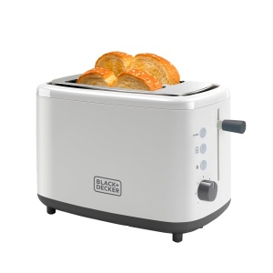Toaster BlackDecker BXTO820E, 820W, 2 fante, alb