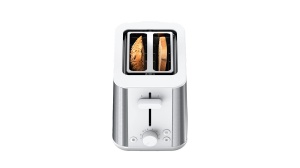 Toaster Braun PurShine HT1510 WH, 900W, 8 Rostgrade, Alb - Img 2
