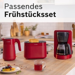 Toaster compact Bosch MyMoment TAT2M124, 800W, 2 felii, functie de decongelare, rosu mat - Img 8