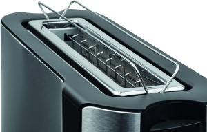 Toaster ECG ST 10630 SS, 2 feliute, 6 niveluri intensitate, inox negru-silver - Img 6
