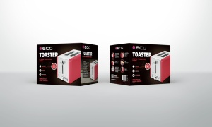 Toaster ECG ST 2708 Tradizione Corsa, 2 feliute, 780-925 W, rosu mat - Img 5
