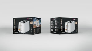 Toaster ECG ST 2768, Alb, 7 trepte de incalzire, 2 fante - Img 7