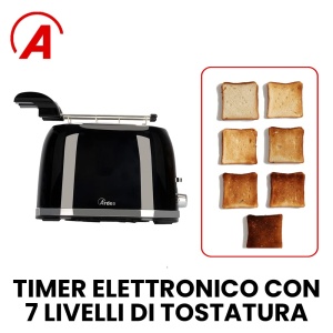 Toaster Horizontal ARDES TOSTO PRESTIGE pentru 2 felii, 700-850 W, cu 7 niveluri de rumenire - Img 3