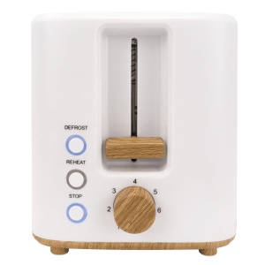 Toaster JOCCA Nature Linie 2 felii Alb 7 nivele rumenire Functie dezghetare - Img 2