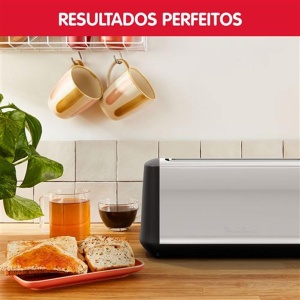Toaster Moulinex LS340811, 1000W, 1 felie, inox, negru - Img 2