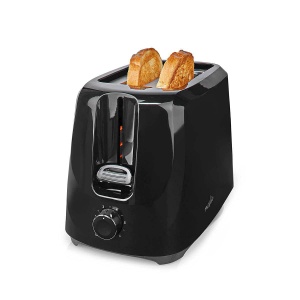 Toaster Nedis KABT150EBK, 700W, 2 fante, 6 niveluri de rumenire, Negru - Img 2