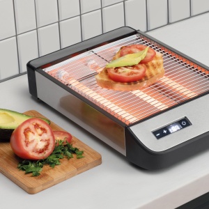Toaster orizontal JATA JETT1590, 1000 W, 6 niveluri de rumenire, inox - Img 3
