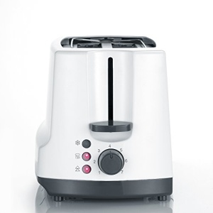 Toaster Severin AT 2234, 1400 W, 4 felii, cu suport pentru chifle, gri-alb - Img 7