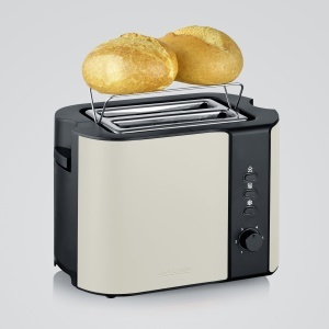 Toaster Severin AT 9576, 800W, cu functie de dezghetare, bejnegru - Img 2