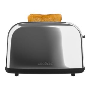 Toaster vertical Cecotec Toastin Time 850 Inox Lite 850W 2 felii fante largi 38 cm functie dezghetare - Img 3