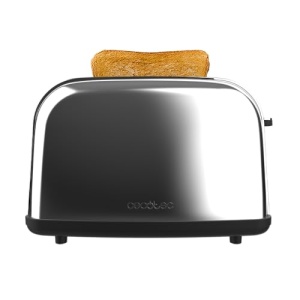 Toaster vertical Cecotec Toastin Time 850W inox fante largi 38 cm 7 nivele de rumenire - Img 2