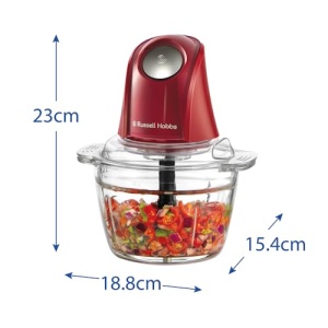 Tocator electric Russell Hobbs Desire Mini 27132-56 350W rosu 500ml - Img 11