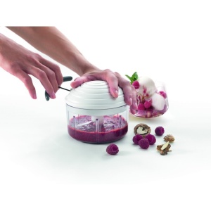 Tocator manual Metaltex Rotomac 251680084 09L lame inox alb - Img 6