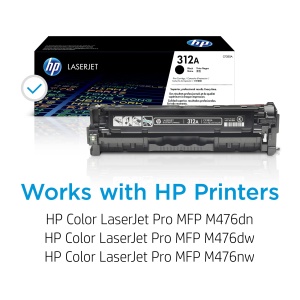 Toner Original HP 312A CF380A Negru pentru Imprimante LaserJet Pro MFP M476 - Img 2